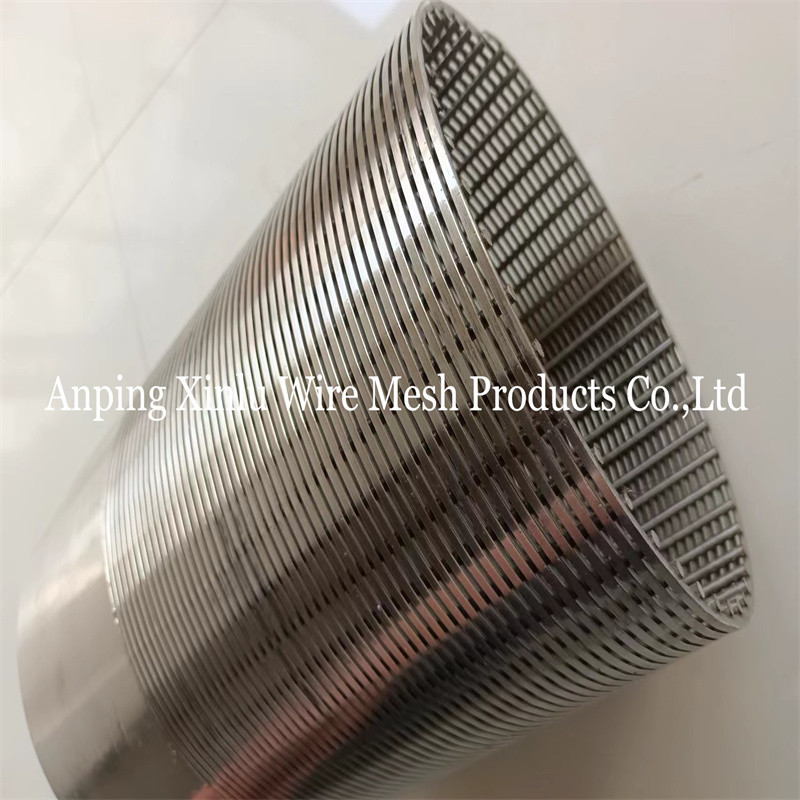 Paint Coating Wedge Wire Screen Filter Johnson Strainer Pipe Oil Pump Filter Tube