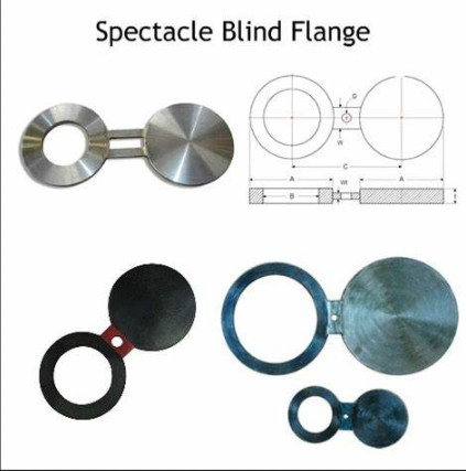 Forged Nickel Alloy Flanges Spectacle Blind UNS N08800 Incoloy 800 High Performance