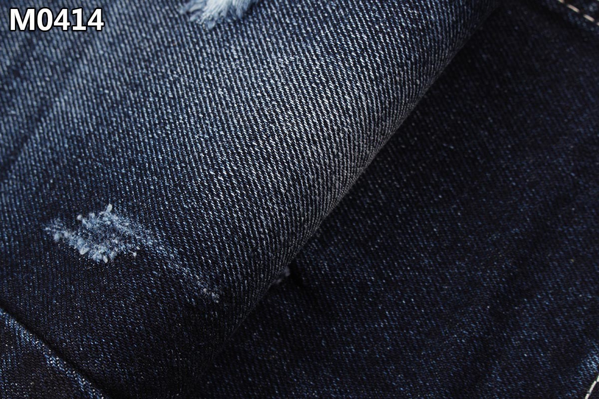 11.7 Ounce Cotton Jeans Fabric No Stretch Dark Blue Denim