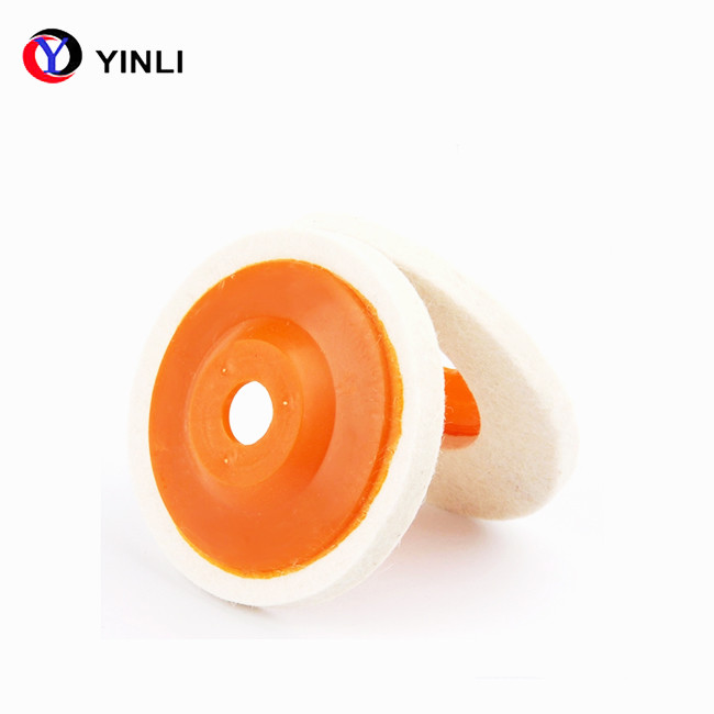 OEM Welcome Wool Felt Wheel Felt Polishing Flap Disc 4 Inch For Mirror Polishing