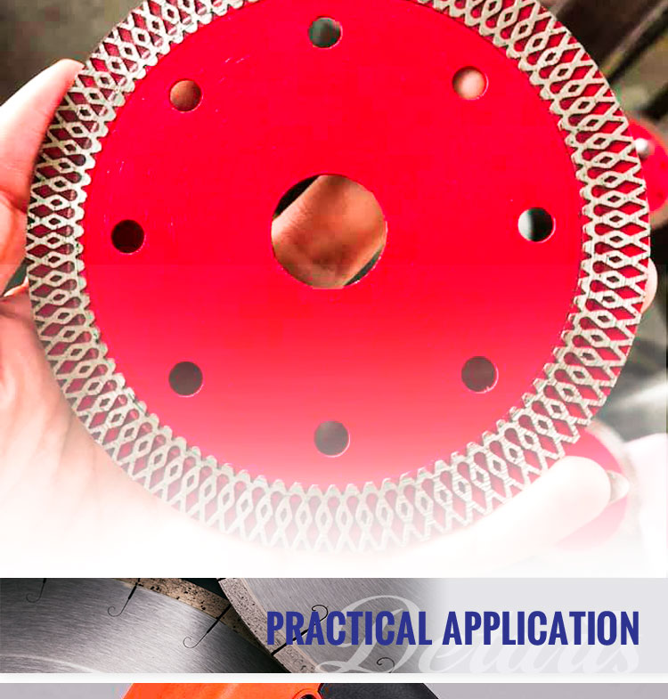 17 Years Experience and 115 mm Segmented Diamond Saw Blade for Cutting Granite Marble