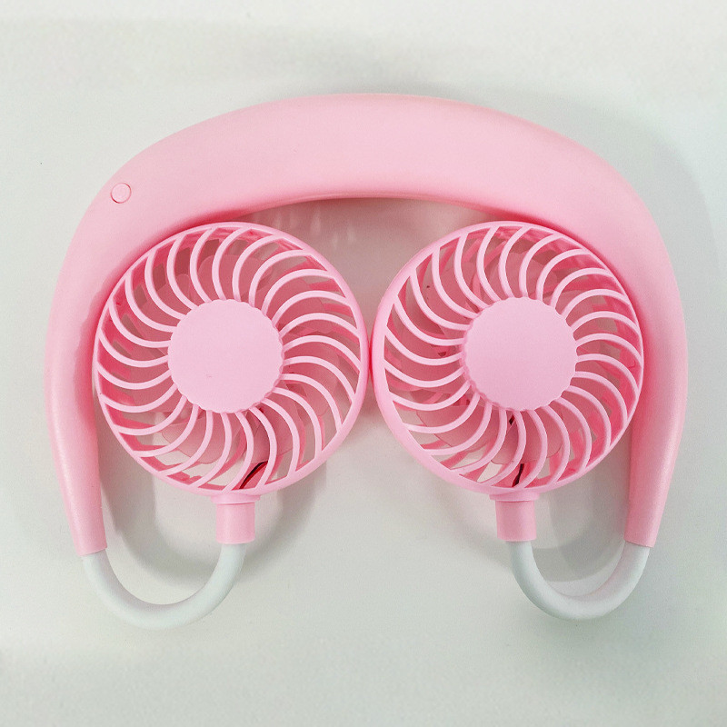 Portable Usb Lazy Hanging Neck Fan Mini For Student Dormitory