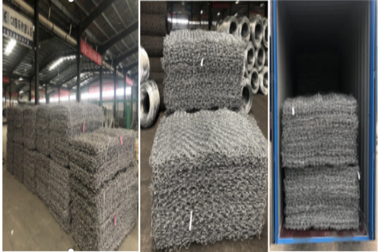 100X150mm 3.4mm Wire Cages For Rock Retaining Walls