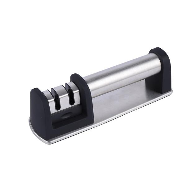 Easy Manual Ceramic And Tungsten Premium Quality Stainless Steel Knife Sharpener