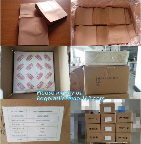 Eco friendly for bread packing paper bags with logo,Food packaging bag