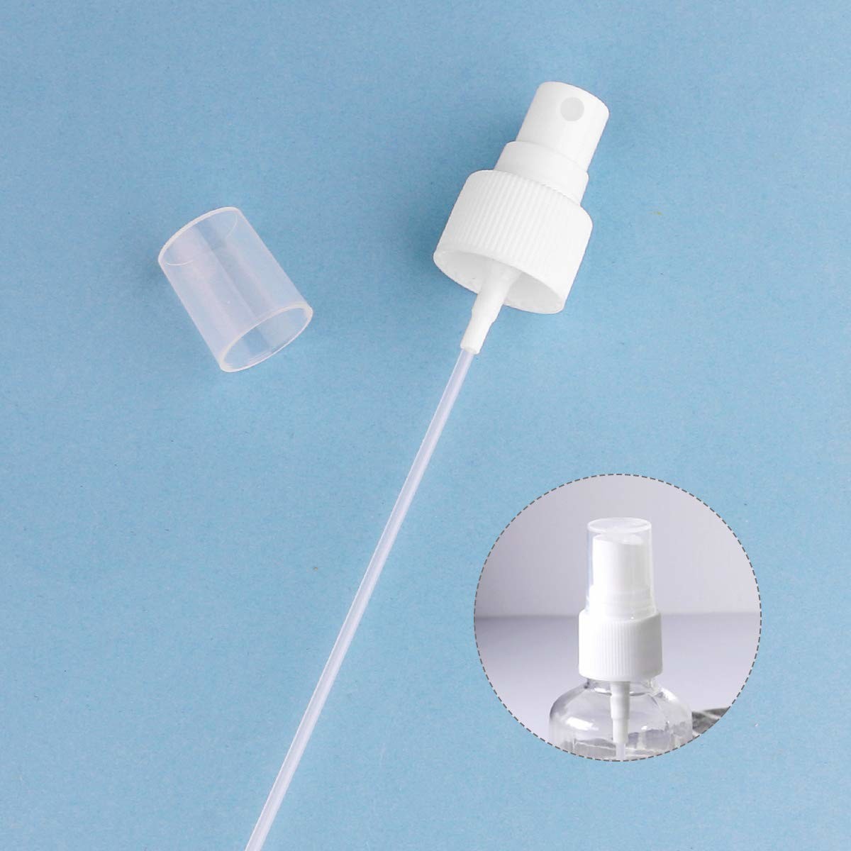 24mm Plastic Fine Mist Sprayer Non Spill Customized Pipe Length