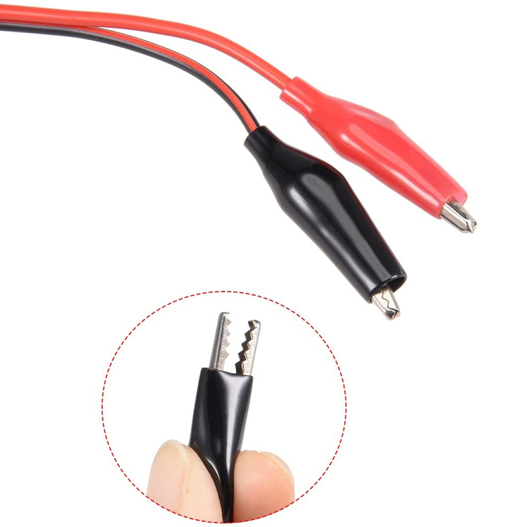 30cm DC Barrel Jack 5.5x2.1mm Male Female to Dual Alligator Clips Power Supply DC Cable for CCTV Camera