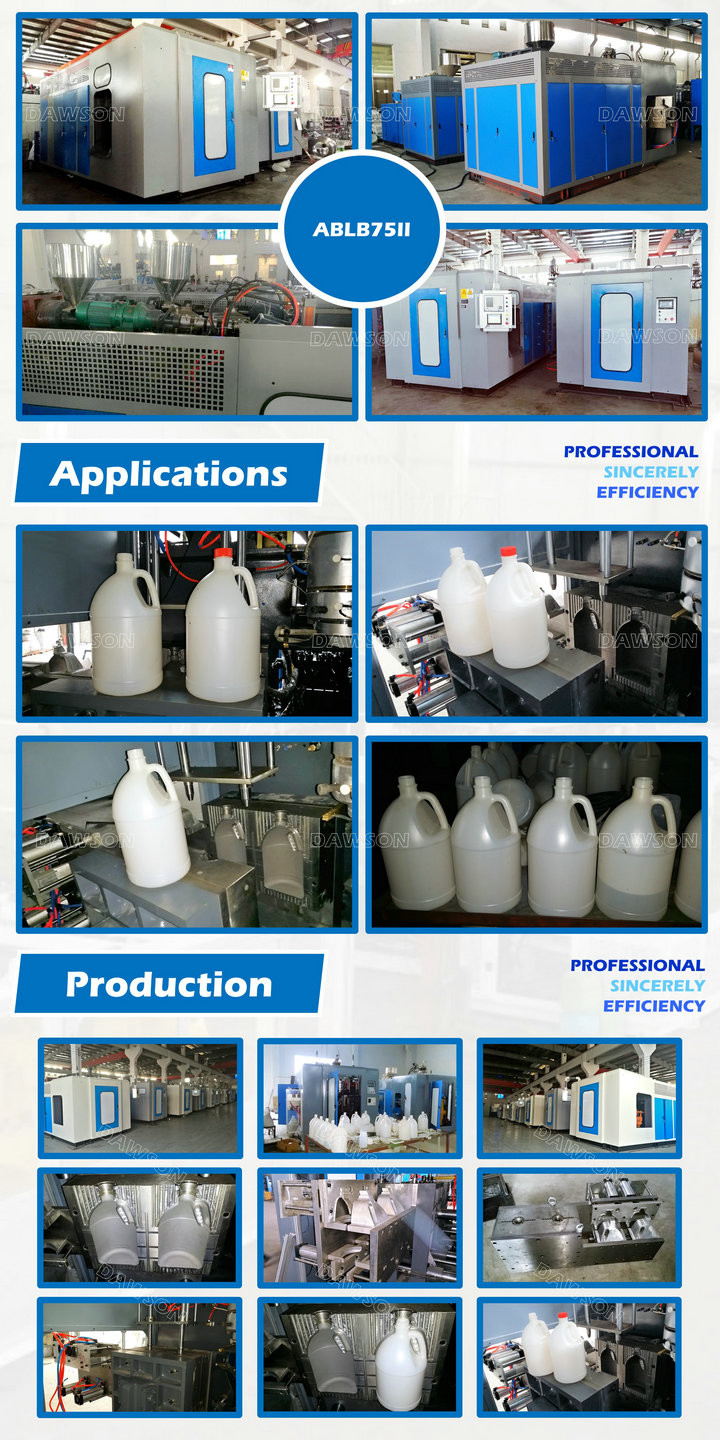 PE Lubricant Oil Bottle Chemical Bottle Plastic Blowing Machine