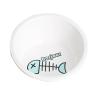 Buy cheap Brazil Bamboo Stand Pet Ceramic Bowl 17*14*8.5cm Paws Fish Double Dog Bowl Stand from wholesalers