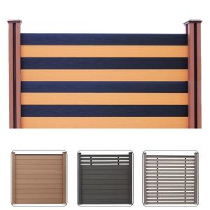 WPC Plastic Wood Fence Boards Rotproof Composite Fence Boards
