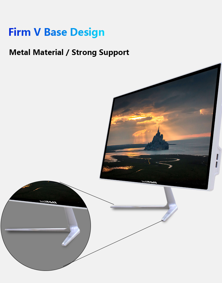 21.5 Inch All In One Computer Core I3 I5 I7 PC Desktop Computer With Call Center Support