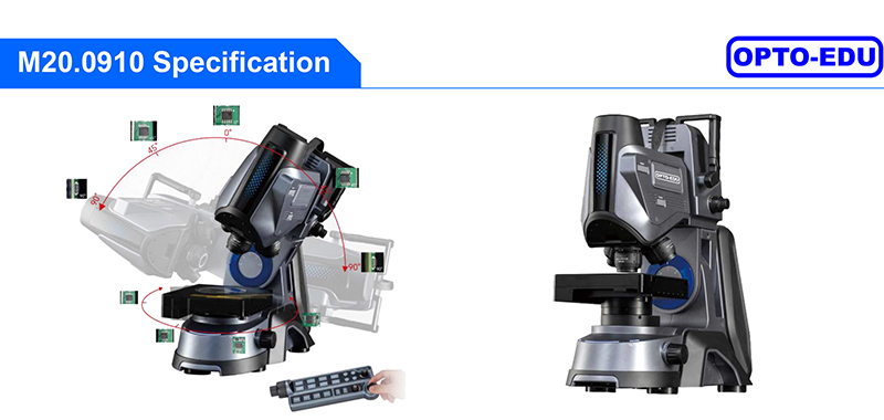 OPTO EDU M20.0910 All In One 3D Industry Fully Motorized Microscope