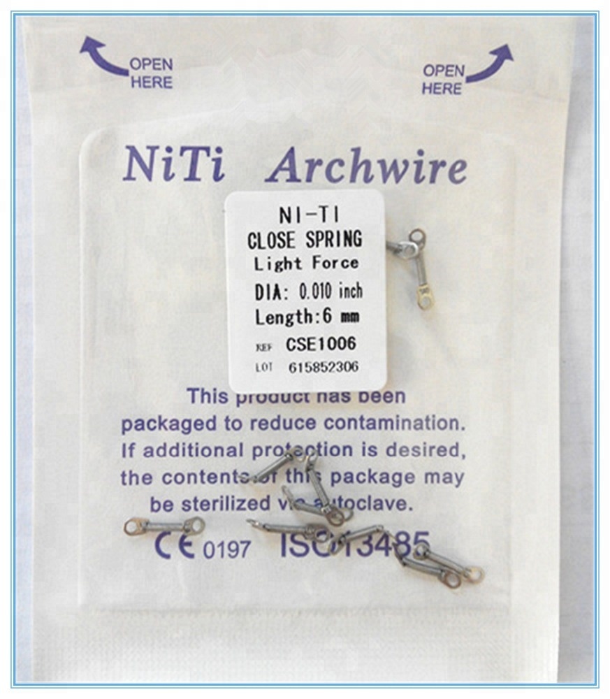 Dental Orthodontic Elastics Chain Ligature Braces Wires 0.018 0.020