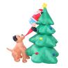 Buy cheap Outdoor Holiday Decoration Inflatable Tree with Dog display for Family Party from wholesalers
