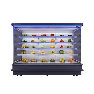 Single Temperature 220V Multideck Open Chiller For Vegetable Fruit