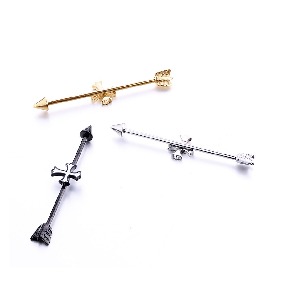 Stainless Steel Industrial Barbell Piercing Jewelry With Factory Price