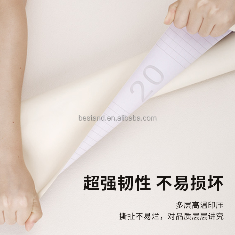 PVC Film Black Sticker Wallpaper Matt Foil Soft Touch Wallpaper
