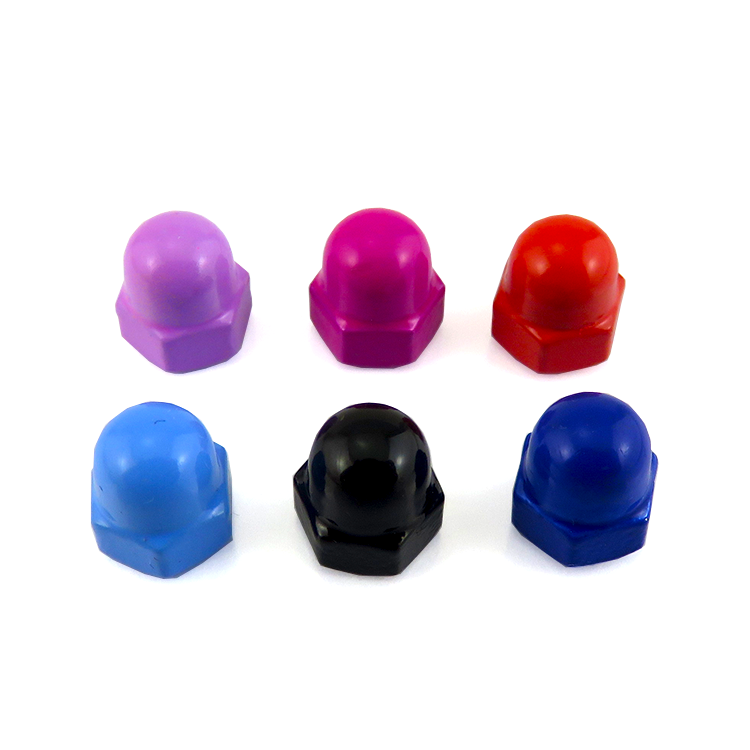 Grade 6.8/ 8.8/ 10.9/ 12.9 Din1587 Acorn Nuts Hex Dome Cap Nuts with Red Color M1-M16