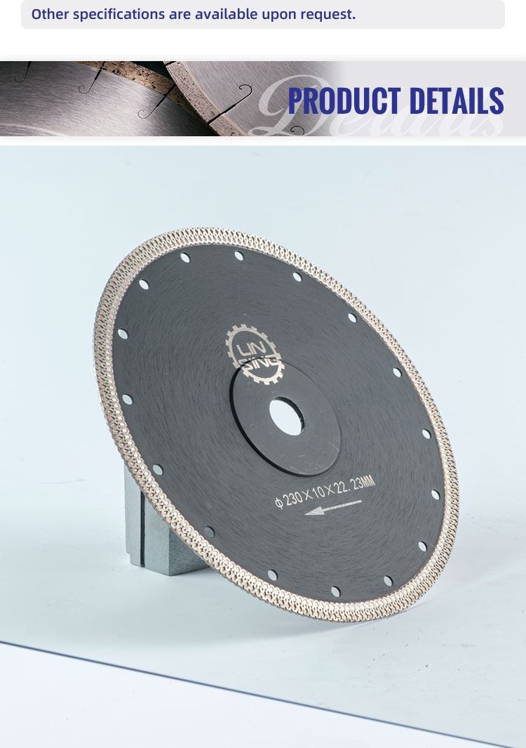 17 Years Experience and 115 mm Segmented Diamond Saw Blade for Cutting Granite Marble