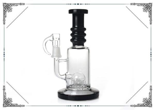 7 Inch Mini Glass Smoking oil Bong Six Arms Perc Welded With The Bottom 14mm