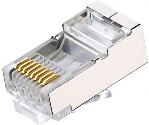 Rj45 Modular Network Cable Accessories Cat6 Male Gender For Audio Video
