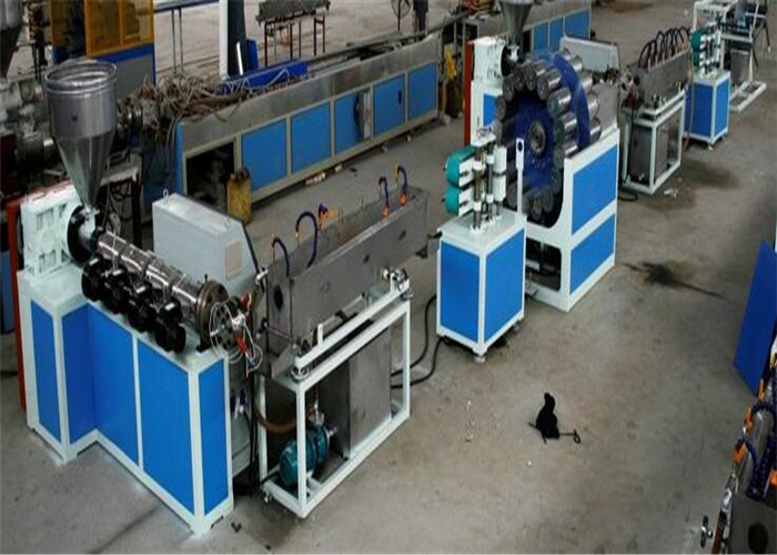 Braided Automatic PVC Pipe Cutting Machine / Fiber Reinforced PVC Hose Making Machine