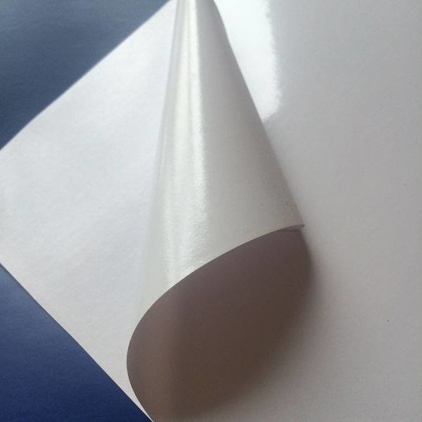 White Printable Sticker PVC Self Adhesive Vinyl sticker (100 micron 140 GSM) for solvent/eco-solvent printing