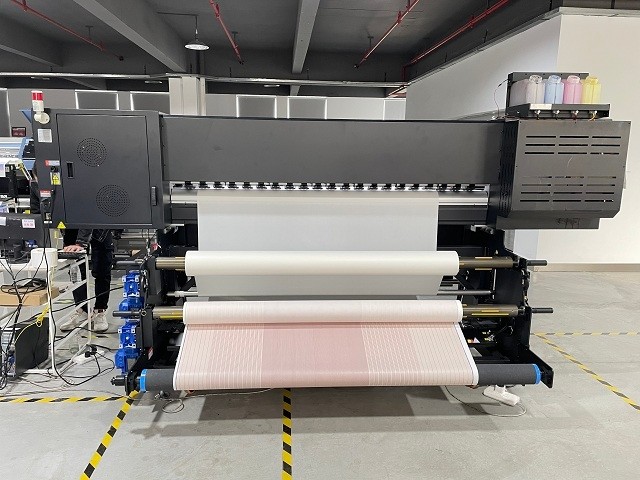 300sqm/H 8pcs I3200 Head Sublimation Paper Printing Machine CMYK Color