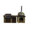 Buy cheap Islands AGA Stainless Steel Wood Fired Pizza Oven Steel Wood Fired Pizza Oven from wholesalers