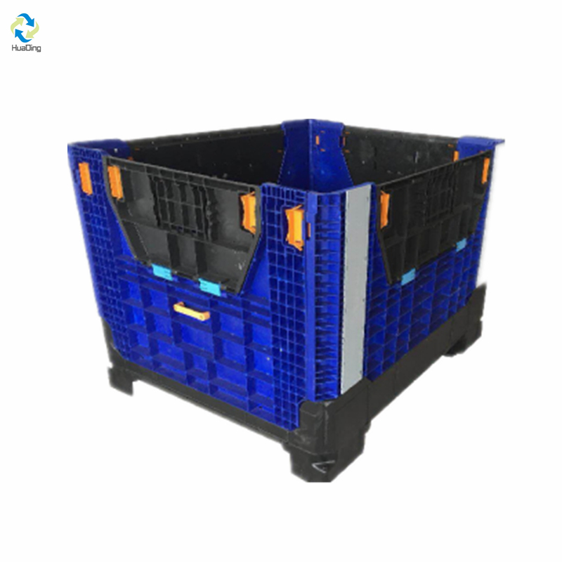1210H1050 Large plastic pallet foldable transport collapsible box for euro sales