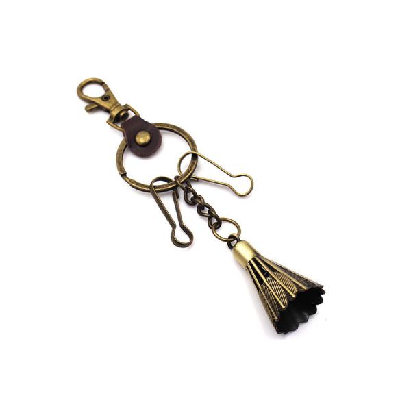 Quality Silk screen printing Zinc Alloy Keychain Carabiner Badminton Keyring for sale