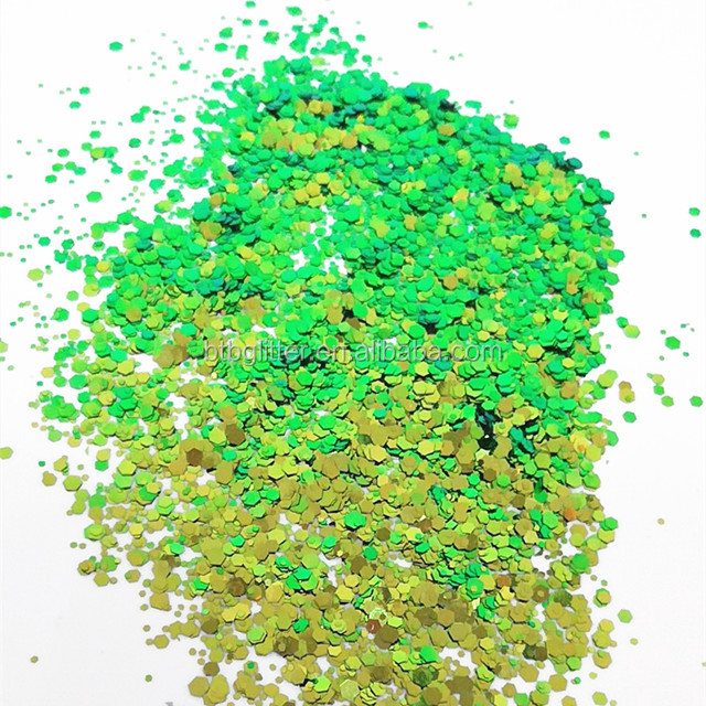 Artificial Chameleon Glitter Powder for Nail Art Make up Craft and Newly Polyester