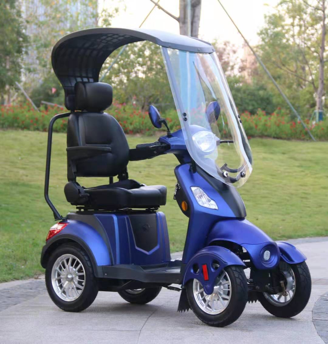 60V NO Foldable Electric 4 Wheel Mobility Scooters With EEC/COC Certificate 500W