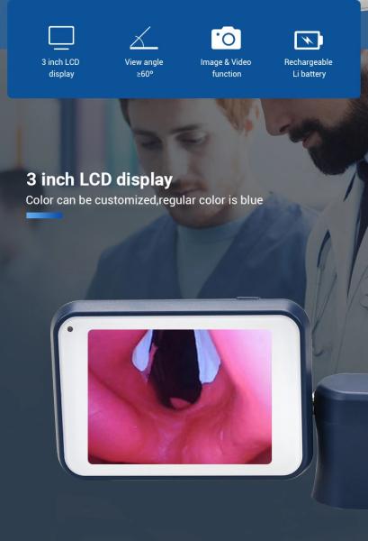 Veterinary flexible Bronchoscopy Fiber Optic Anesthesia video laryngoscopy