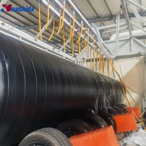 Polyurethane Spraying Foam Preinsulated Steel Pipe Making Machine with PUF