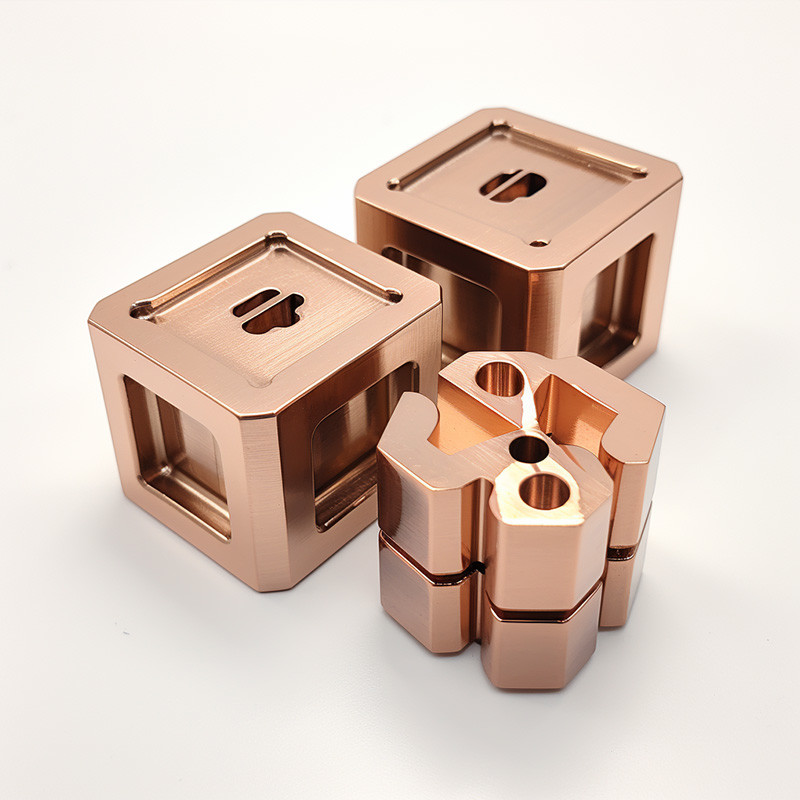 Custom Precision CNC Milling Parts Copper CNC Machining Service