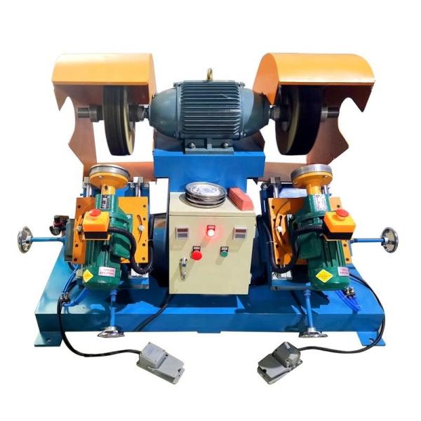Double Stations Cookware Polishing Machine For Kettle Heating Plate Vacuum