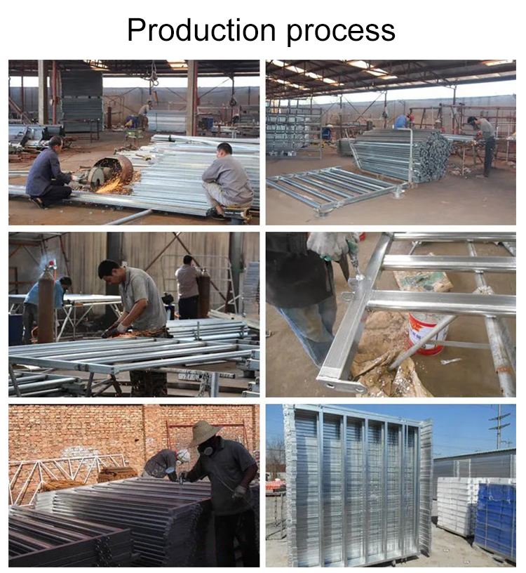 Portable Heavy Duty Galvanized Cattle Yard Horse Fence Panel livestock panels
