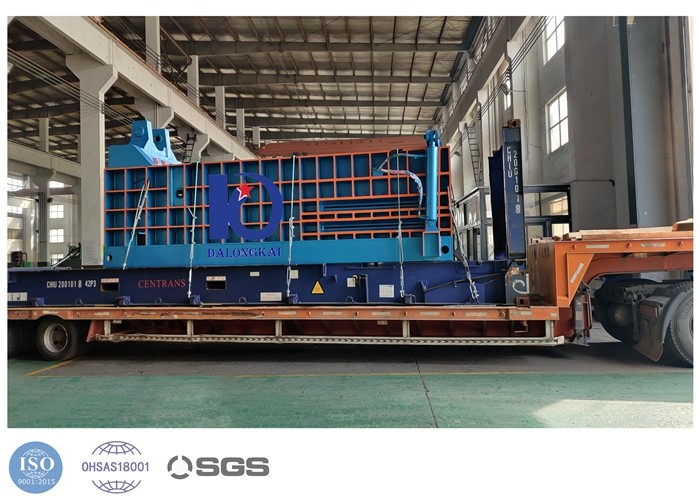 DBM - 400 Horizontal Baling Machine Strapping Scrap Metal For Recycling Industry 50Hz