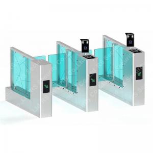 China Card Swallow Speed Barriers Cheap Price Semi/fully Swing Turnstile Led Indicator Board on sale