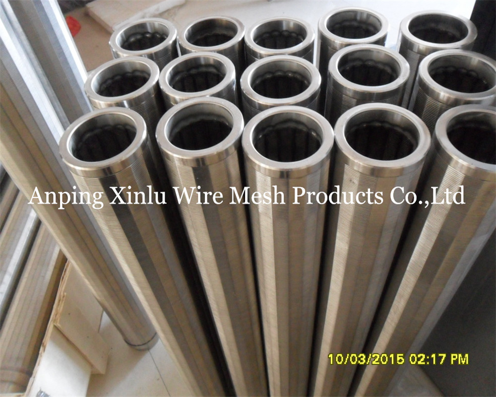 V Wire Screen Tube 0.05-5mm Slot Wedge Wire Screen Pipe for Wastewater Treatment and Chemical Process