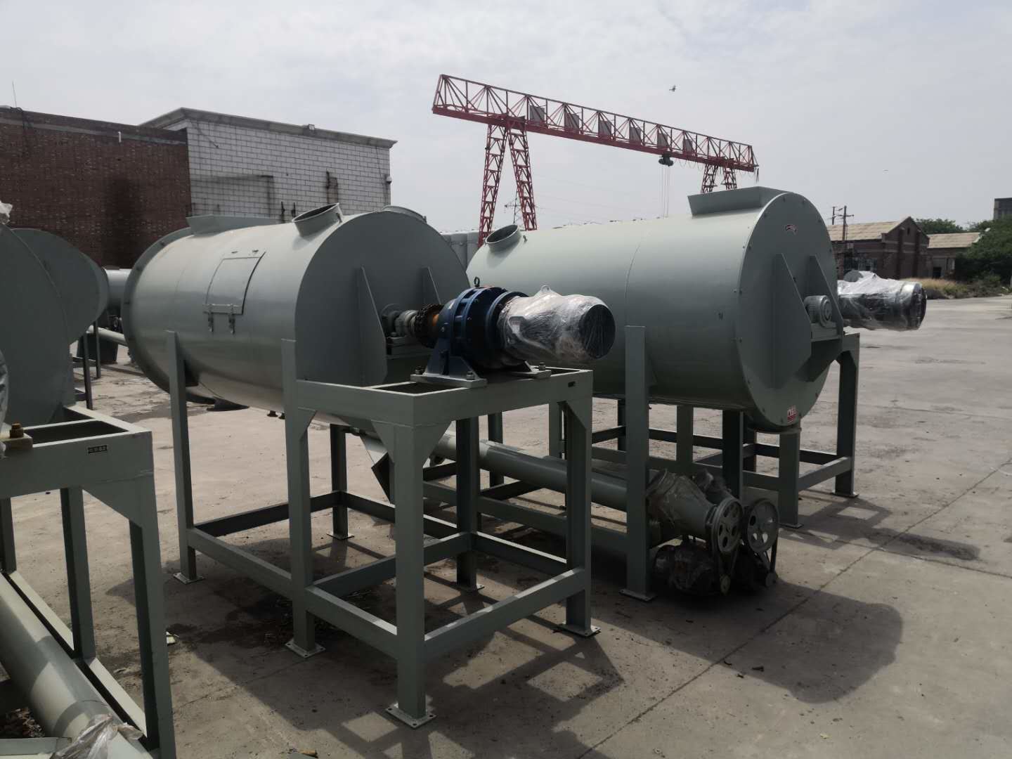 Multi Functional Dry Mortar Mixer Machine Horizontal For Building Material 2000kg/Batch