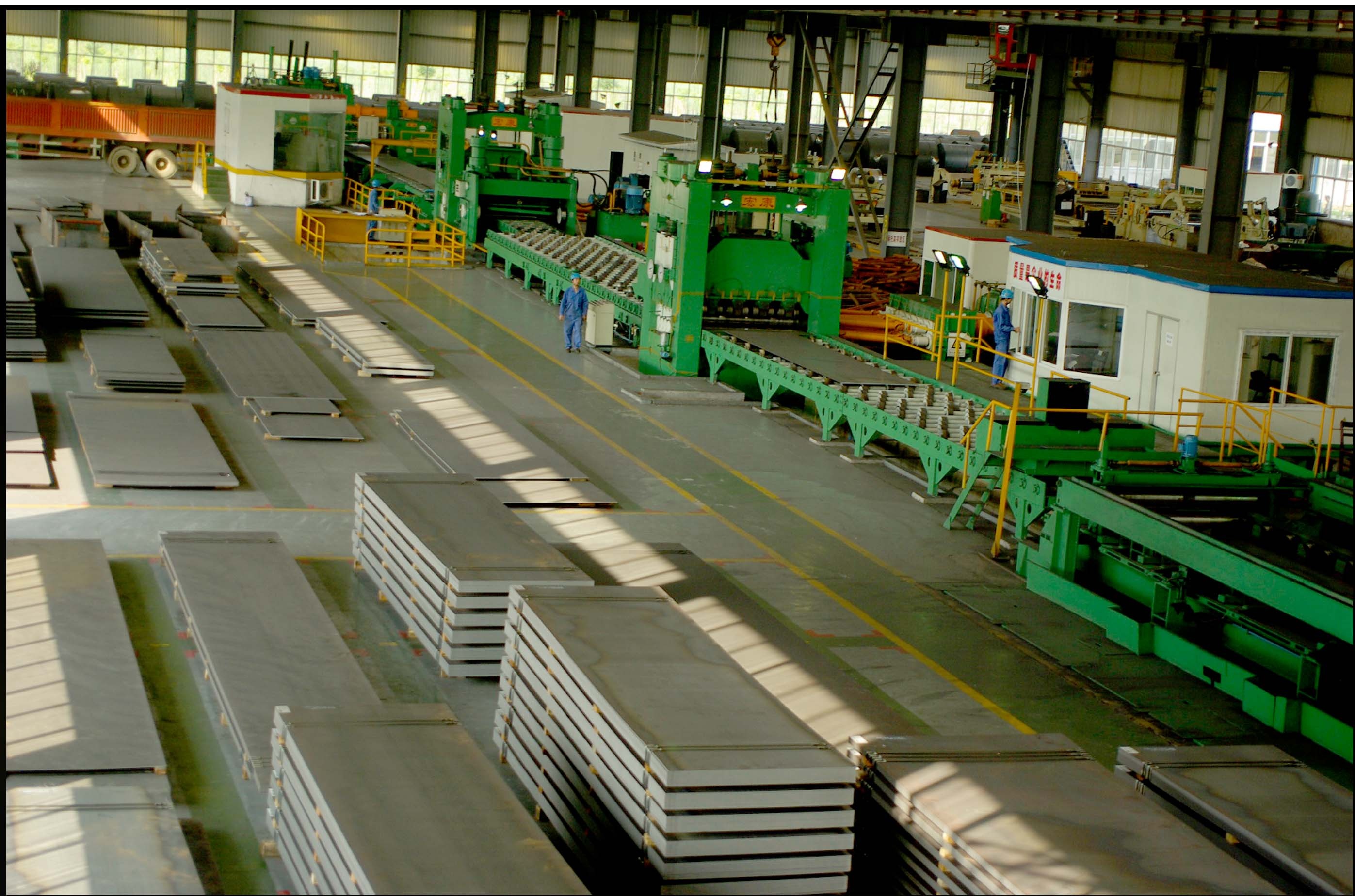 Pump Powered Cut To Length Line Straightened And Leveled For Smooth Sheet Metal Products