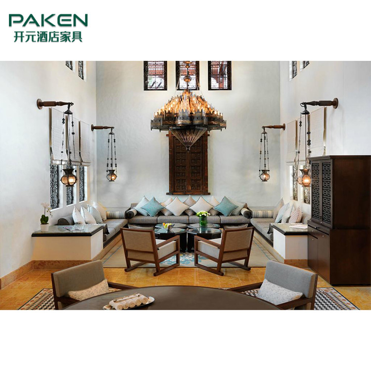 Modern Luxury Customized Hotel Living Room Furniture Sets