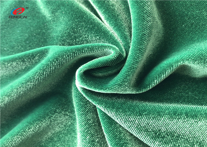Solid Colour Plain Dyed 90 Polyester 10 Spandex Fabric 220gsm For Dress
