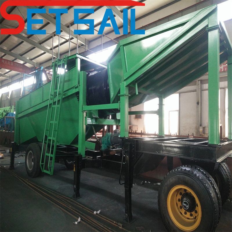Land Gold Diamond Mining Machinery with Vibration Chute