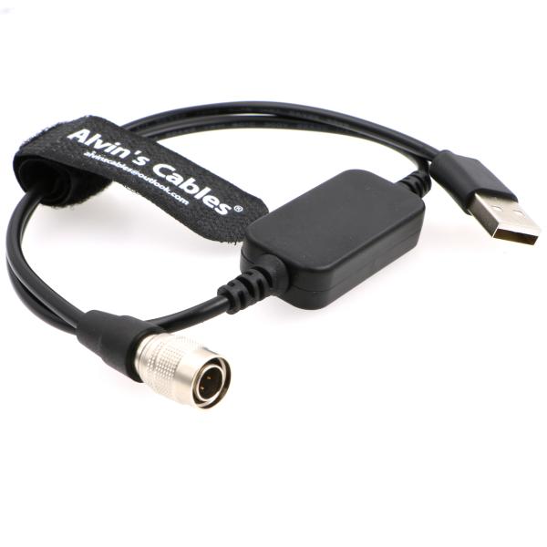 4 Pin Male Hirose To Boost 12V USB Power Cable For Sound Devices 688 633 / Zoom