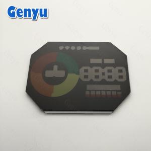 Custom Shape VA LCD Display Color Segmented LCD Display 4Digit Zebra Screen For