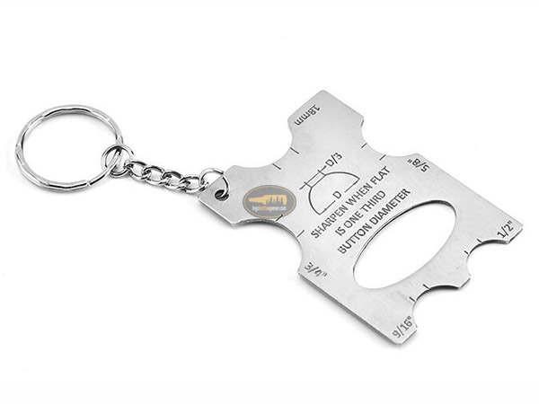Cheap Promotion Gift Stainless Steel Innovative Credit Card Ruler Brushed Metal