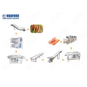  Water Bubble 2000kgh Fruit And Vegetable Processing Line Manufactures